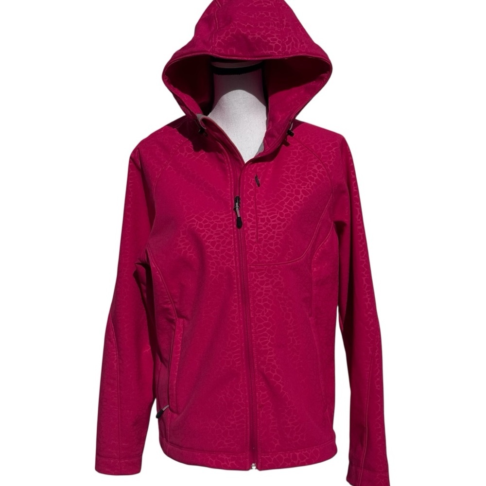 Pink Hooded Jacket Size Large - Picture 3 of 13